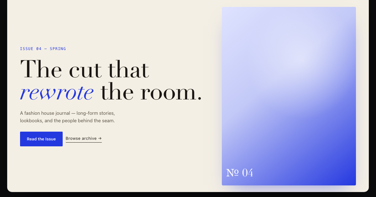House Pack Vol.01 — five distinct template worlds in one gallery